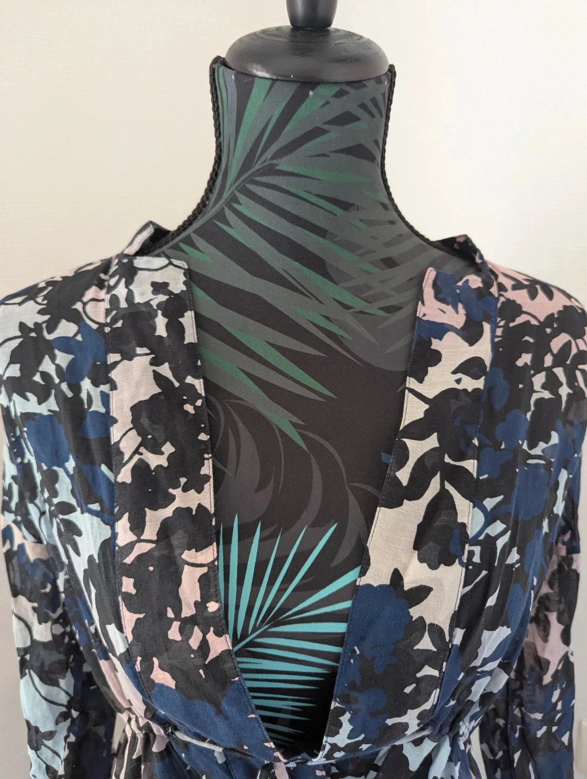 Blouse / Tunica met bloemen Diane von Furstenberg - Zijde en katoen - Maat 6 (S/M) – photo 4